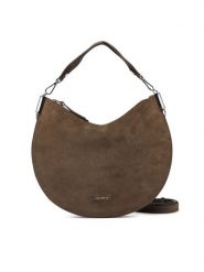 Coccinelle Torebka QKG Coccinellesunup Suede E1 QKG 13 01 01 Khaki. Brązowe torebki klasyczne Coccinelle, bez wzorów, ze skóry, bez dodatków. Za 1,699.00 zł.
