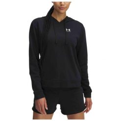Bluza Damska Under Armour. Czarne bluzy Under Armour, bez wzorów, bez kaptura. Za 136.99 zł.
