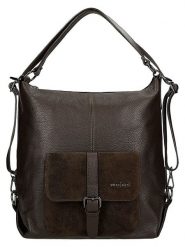 Wojas Skórzany plecak w kolorze brązowym - 35 x 35 x 11 cm rozmiar: onesize. Brązowe plecaki Wojas, bez wzorów, z materiału. Za 434.95 zł.