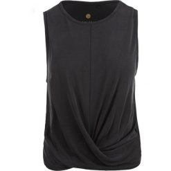 Koszulka do jogi Athlecia Diamy cropped tank top. Czarne koszulki sportowe ENDURANCE, bez wzorów, z poliesteru, bez ramiączek, na jogę i pilates. Za 149.99 zł.
