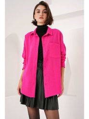 Bigdart Koszula w kolorze różowym rozmiar: 36. Różowe koszule Bigdart, bez wzorów, bez kołnierzyka, bez ramiączek. Za 70.74 zł.