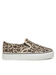 DC Shoes Tenisówki WFA3015-1B Brązowy. Brązowe trampki DC Shoes, bez wzorów, z materiału, bez zapięcia. Za 159.99 zł.