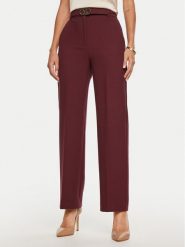 Marciano Guess Spodnie materiałowe Celia 4BGB03 7046A Bordowy Regular Fit. Czerwone spodnie materiałowe Marciano Guess, z aplikacjami, z materiału. Za 369.99 zł.