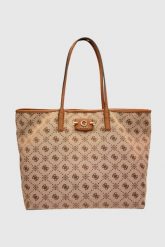 GUESS Beżowa shopperka damska Neda Large 2 In 1. Brązowe shopper Guess, z aplikacjami, duże, bez dodatków. W wyprzedaży za 669.29 zł.