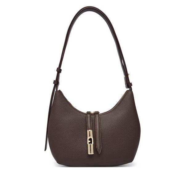 Torebka Furla. Brązowe torebki klasyczne Furla, bez wzorów, bez dodatków. Za 1,259.00 zł.