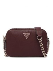 Guess Torebka Noelle II HWZG96 72140 Bordowy. Czerwone torebki klasyczne Guess, z aplikacjami, ze skóry, bez dodatków. Za 544.99 zł.