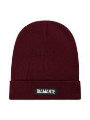 Diamante Wear Czapka 5546 Bordowy. Czerwone czapki Diamante Wear, bez wzorów, z materiału. Za 69.99 zł.