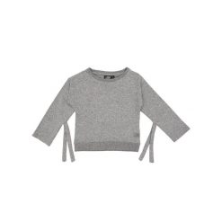 Bluza na co dzień na siłownię. Szare bluzy LEONE 1947 APPAREL, bez wzorów, z bawełny, bez kaptura. Za 63.11 zł.