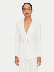 Rinascimento Marynarka CFC0119980003 Biały Regular Fit. Białe marynarki i żakiety Rinascimento, l, bez wzorów, z syntetyku. Za 819.99 zł.