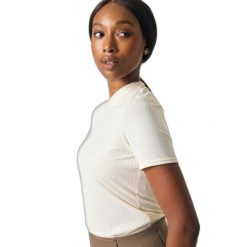 Damska koszulka do jazdy konnej PS of Sweden Courtney Striped Mesh. Brązowe bluzki PS OF SWEDEN, bez wzorów, z meshu, sportowe, bez kołnierzyka, bez ramiączek. Za 264.50 zł.