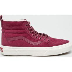 Vans - Trampki. Brązowe trampki Vans, bez wzorów, z gumy, bez zapięcia. W wyprzedaży za 199.90 zł.