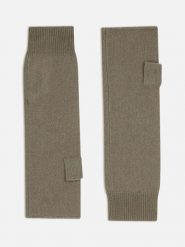 Perfect Cashmere Kaszmirowe mitenki "Jesse" w kolorze oliwkowym rozmiar: onesize. Zielone rękawiczki Perfect Cashmere, bez wzorów, z kaszmiru. Za 108.99 zł.