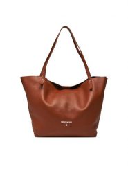 Patrizia Pepe Torebka 2B0130/L148 Brązowy. Brązowe shopper Patrizia Pepe, bez wzorów, ze skóry, bez dodatków. Za 969.99 zł.