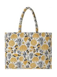 BLE Torebka w kolorze biało-żółtym - 40 x 32 x 14 cm rozmiar: onesize. Białe torby na ramię BLE, bez wzorów, z materiału, na ramię, bez dodatków. Za 104.95 zł.