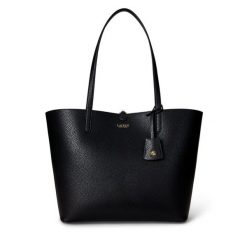 Torebka LAUREN RALPH LAUREN. Czarne shopper Lauren Ralph Lauren, bez wzorów, bez dodatków. Za 969.99 zł.