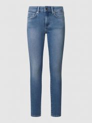 Pepe Jeans Dżinsy "Soho" - Skinny fit - w kolorze niebieskim rozmiar: W27/L30. Niebieskie jeansy Pepe Jeans, l, z aplikacjami. Za 162.87 zł.