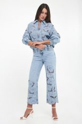 Jeansy damskie ażurowe LIU JO. Jeansy Liu Jo, w ażurowe wzory. Za 1,079.00 zł.