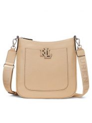 LAUREN RALPH LAUREN Torebka Cameryn 431970152006 Beżowy. Brązowe listonoszki Lauren Ralph Lauren, bez wzorów, ze skóry, bez dodatków. Za 999.99 zł.