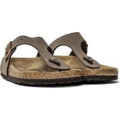 Japonki damskie brązowe Birkenstock Gizeh BFBC. Brązowe klapki Birkenstock, bez wzorów, bez obcasa. Za 369.99 zł.