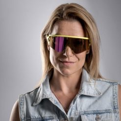 Okulary przeciwsłoneczne Tripoint Chobe. Fioletowe okulary przeciwsłoneczne TRIPOINT, bez wzorów, sportowe. Za 513.00 zł.