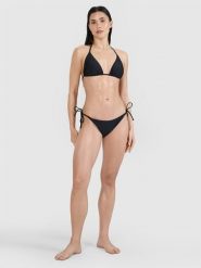 4F Dół od bikini damski - czarny S. Czarne szorty 4f, bez wzorów, z elastanu, klasyczne. Za 49.99 zł.