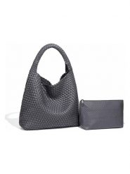 SUVRAI Torebka w kolorze antracytowym - 30 x 42 x 14 cm rozmiar: onesize. Czarne torby na ramię SUVRAI, bez wzorów, z materiału, na ramię, bez dodatków. Za 173.99 zł.