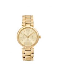 Armani Exchange Zegarek Audelle AX4407 Złoty. Żółte, analogowe zegarki Armani Exchange, ze stali. Za 889.99 zł.