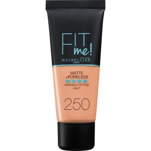 Maybelline Fit Me Liquid Foundation matujący podkład do twarzy 250 Sun Beige 30ml. Podkłady marki Maybelline. Za 20.62 zł.