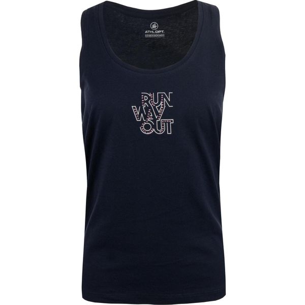 Glemo DPT Chloe damski top – Navy. Niebieskie topy WOMEN'S BEST, s, bez wzorów, z bawełny, bez kołnierzyka, bez ramiączek. Za 143.99 zł.