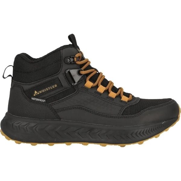 Buty trekkingowe Whistler Reid. Czarne trekkingi Whistler, z materiału. Za 412.00 zł.