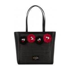 Love Moschino Torebka damska na Ramię JC4288PP07KI. Torby na ramię Love Moschino, bez wzorów, z materiału, na ramię, z nadrukiem, bez dodatków. Za 530.00 zł.