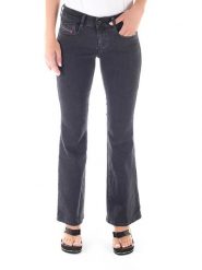 Diesel Clothes Dżinsy "Ebbey" - Skinny fit - w kolorze czarnym rozmiar: W26/L30. Czarne jeansy Diesel Clothes, l, z aplikacjami. Za 145.26 zł.