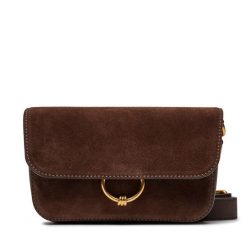 Torebka Gianni Chiarini. Brązowe listonoszki Gianni Chiarini, bez wzorów, bez dodatków. Za 919.99 zł.