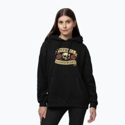 Bluza damska Pitbull La Santa Muerte Hooded. Czarne bluzy PITBULL, m, bez wzorów, z bawełny, bez kaptura. Za 209.99 zł.
