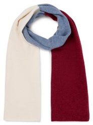 Marie Lund szalik z dzianiny kaszmirowej Kobiety Kaszmir czerwony|niebieski, ONE SIZE. Czerwone szaliki Marie Lund, bez wzorów, z dzianiny, eleganckie. Za 329.95 zł.