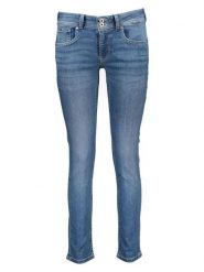 Pepe Jeans Dżinsy "New Brooke" - Slim fit - w kolorze niebieskim rozmiar: W30/L30. Niebieskie jeansy Pepe Jeans, l, z aplikacjami. Za 188.85 zł.