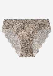 Czarno-Beżowe Bezszwowe Majtki Figi Silurisse. Czarne figi Born2be, plus size, bez wzorów. Za 9.99 zł.