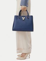 Nine West Torebka CEO-TRUE GRACE-LDA9866 Granatowy. Niebieskie torebki klasyczne Nine West, bez wzorów, ze skóry, bez dodatków. Za 299.99 zł.