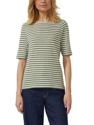 S.Oliver Koszulka w kolorze khaki rozmiar: 38. Brązowe bluzki S.Oliver, s, bez wzorów, z bawełny, bez kołnierzyka, bez ramiączek. Za 60.95 zł.