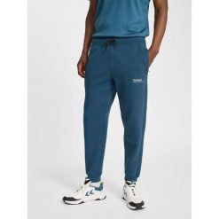 Spodnie dresowe z polaru Hummel Tech Regular. Niebieskie spodnie dresowe Hummel, bez wzorów, z dresówki, do piłki ręcznej. Za 304.00 zł.
