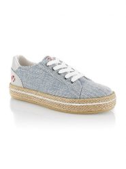 Kimberfeel Sneakersy "Maissa" w kolorze błękitnym rozmiar: 37. Niebieskie trampki Kimberfeel, bez wzorów, bez zapięcia. Za 144.24 zł.