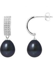 Pearl Addict Srebrne kolczyki-wkrętki z perłami rozmiar: onesize. Niebieskie kolczyki Pearl Addict, z cyrkonią, srebrne. Za 255.34 zł.