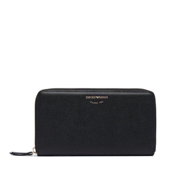 Portfel Emporio Armani. Czarne portfele Emporio Armani, bez wzorów. Za 1,039.00 zł.