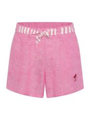 Polo Sylt Szorty w kolorze jasnoróżowym rozmiar: 134/140. Różowe szorty Polo Sylt, bez wzorów, ze lnu. Za 87.81 zł.
