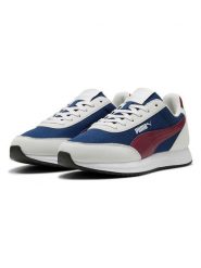 Puma Sneakersy "R78 Lightwind" w kolorze biało-granatowym rozmiar: 40,5. Białe trampki Puma, bez wzorów, bez zapięcia. Za 113.63 zł.