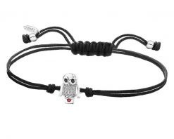 Bransoletka z elementami srebra z cyrkoniami i emalią - Harry Potter, sowa z listem, Warner Bros. Discovery. Bransoletki Apart, z cyrkonią, srebrne. Za 149.00 zł.