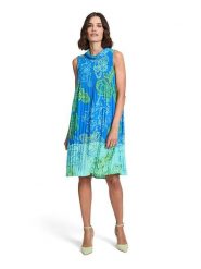 Betty Barclay Sukienka w kolorze niebiesko-zielonym rozmiar: 38. Niebieskie sukienki Betty Barclay, bez wzorów, bez kołnierzyka, bez ramiączek, midi. Za 169.95 zł.