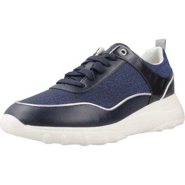 Buty GEOX D ALLENIEE Niebieski. Niebieskie trekkingi Geox, z syntetyku, trekkingowe. Za 292.99 zł.