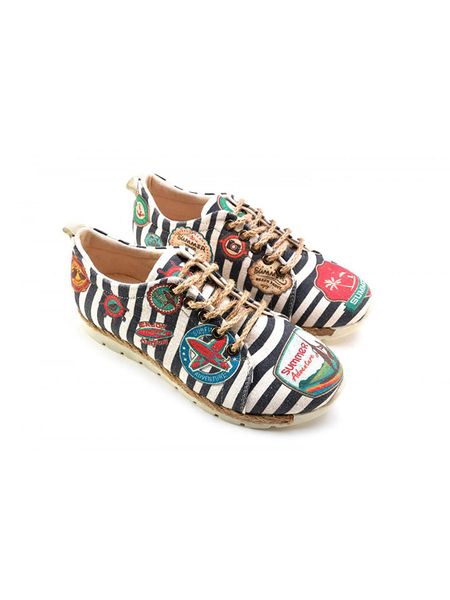 Goby Sneakersy ze wzorem rozmiar: 40. Trampki Goby, bez wzorów, bez zapięcia. Za 222.94 zł.