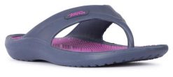Trespass Carina X - damskie sandały japonki granatowe z orchideą. Fioletowe klapki 2117 OF SWEDEN, bez wzorów, bez obcasa, bez zapięcia. Za 172.99 zł.